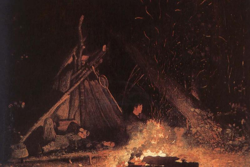 Winslow Homer Campfire